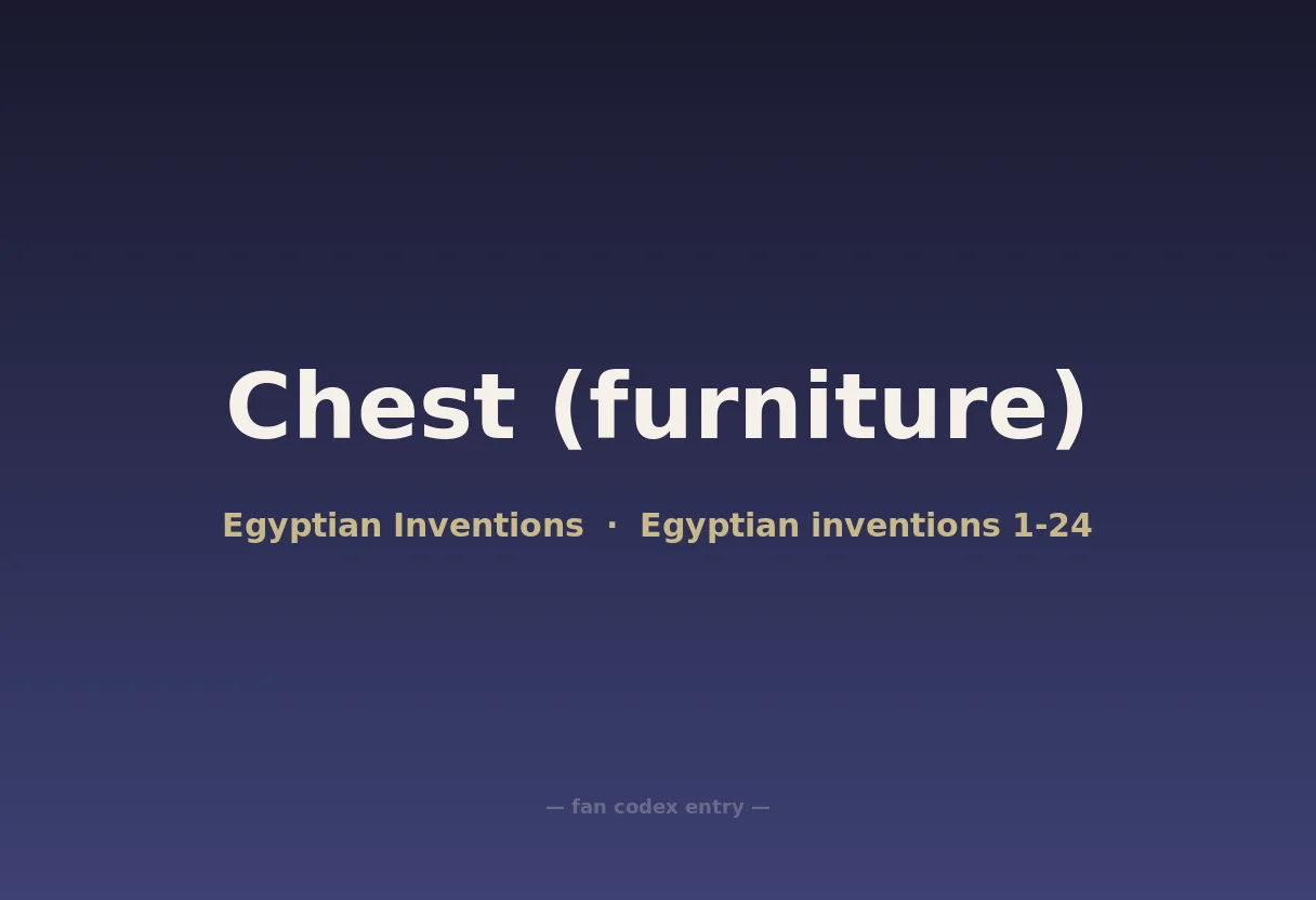 Chest (furniture)